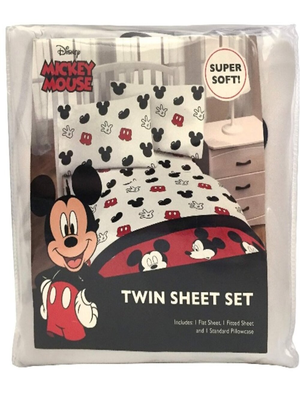 Mickey Mouse Twin Sheet Set